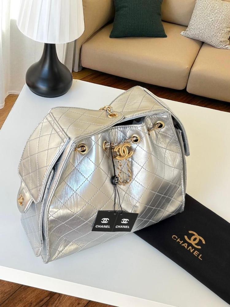 شنطة شانيل كوكو شين - سلفر