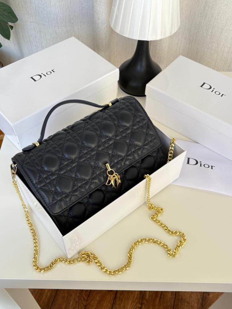 شنطة ديور ليدي - أسود