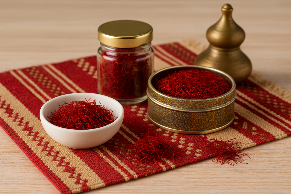 دليل تخزين الزعفران في المناخ السعودي | كيف تحفظ الزعفران بطريقة صحيحة 2025