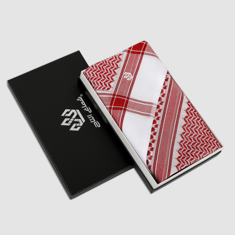 شماغ التاج البلاتيني احمر 2025