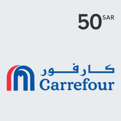 بطاقة كارفور 50 ريال سعودي