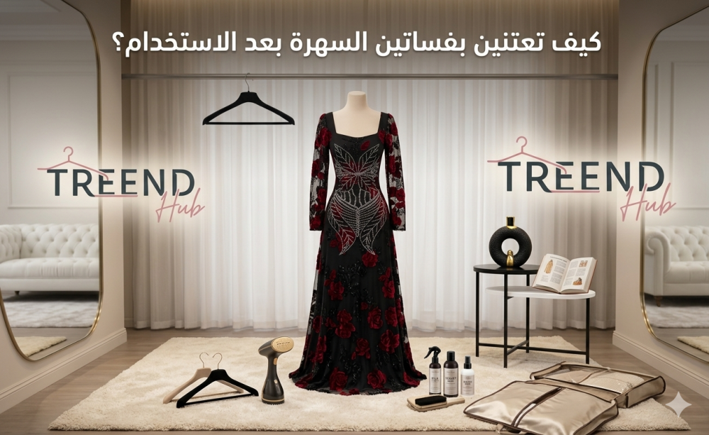 كيف تعتنين بفساتين السهرة بعد الاستخدام؟