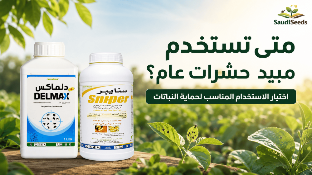 متى تستخدم مبيد حشرات عامة؟