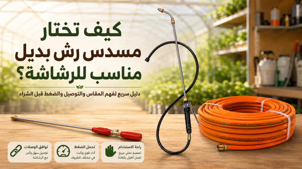 كيف تختار مسدس رش بديل مناسب للرشاشة؟