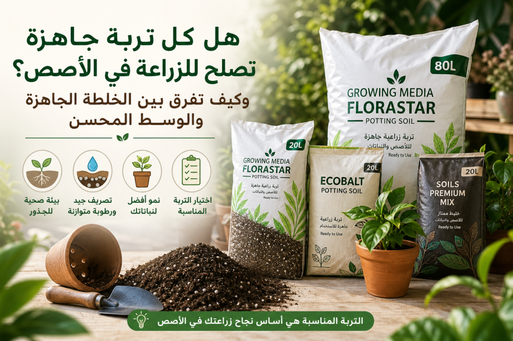 تربة جاهزة للزراعة في الأصص: كيف تختار الخلطة المناسبة؟