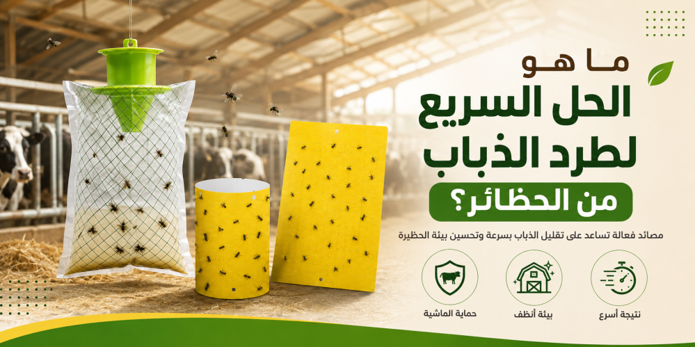 ما هو الحل السريع لطرد الذباب من الحظائر؟