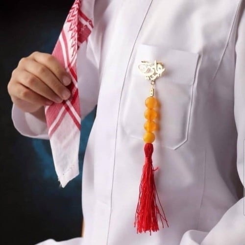 بروش أطفال بالاسم مع سبحه فاخرة