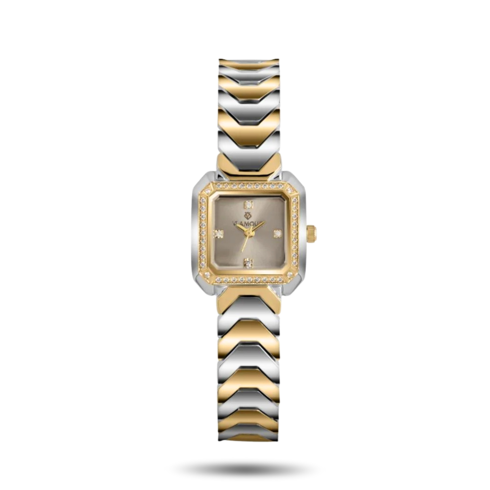 ساعة نسائية ستيل لونين مينا رصاصيVLA02057