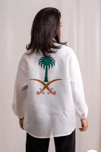 قميص السعوديه سيفين ونخلة