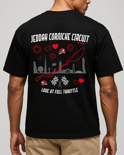 تيشيرت Jeddah Corniche Circuit – 14 Feb Edition ️
