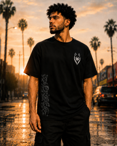 تيشيرت اسود - Wolves