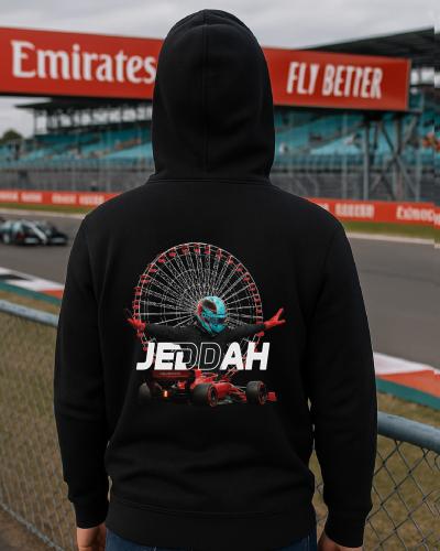 بلوفر اسود - فورمولا جدة 2025