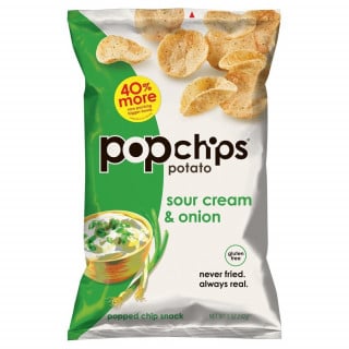 بوب شيبس سور كريم & بصل Popchips Potato Chips sour...