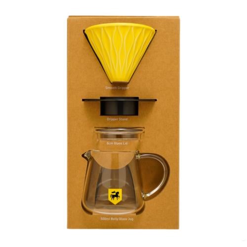 مجموعة التحضير من بلاك نايت 02 , أصفر | Brewers Drippers Set