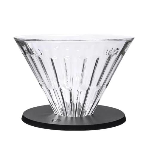 قمع تايمور زجاجي مقاس 02 , أسود | Glass Eye Dripper