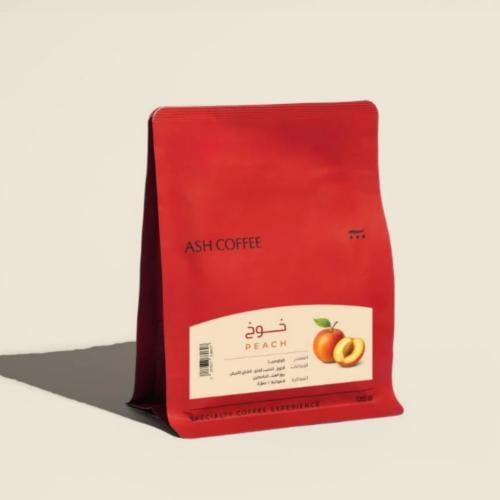 محمصة آش - كولومبيا , خوخ (محصول فاخر) 120g
