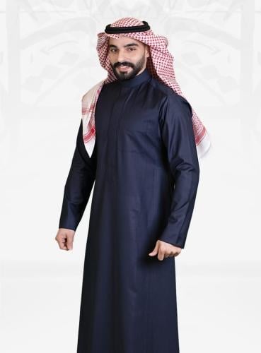 ثوب سعودي شتوي رجالي سحاب