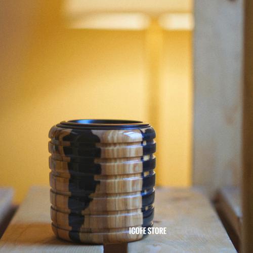 مبخر ريزن أسود وخشب الزيتون