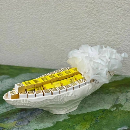 Shilz Special Chocolate Oval Plate - صحن اوفال شوكولاته شلز المميز