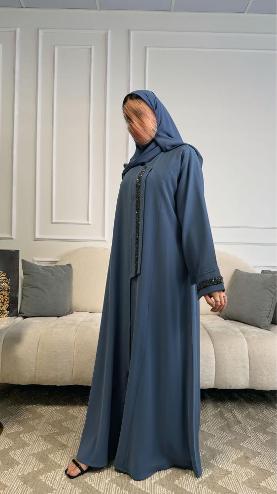 Buttoned abaya hotsell