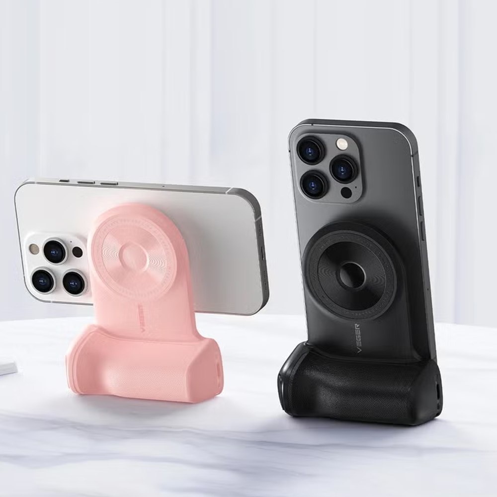 مقبض تصوير مغناطيسي + باور بنك لاسلكي