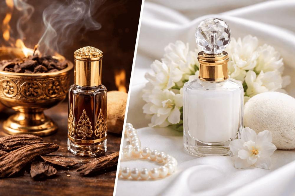 الفرق بين دهن العود والمسك: دليلك الكامل للاحتراف في عالم الطيب