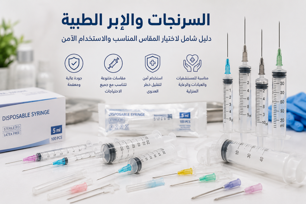 السرنجات والإبر الطبية