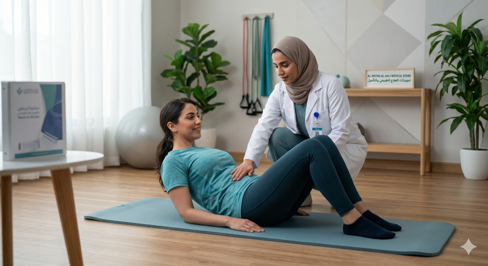 إعادة تأهيل عضلات البطن