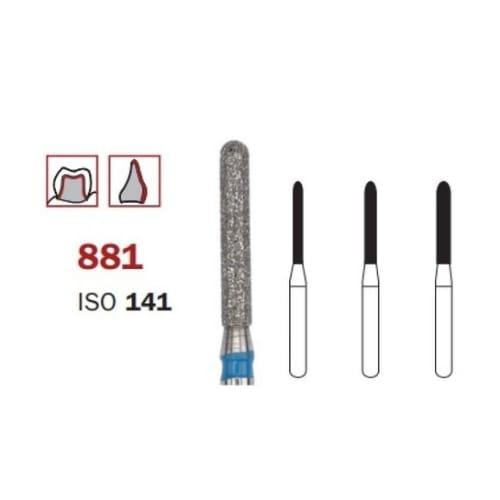 Microcopy- Diamond Bur(881)- pack of 5 Pcs