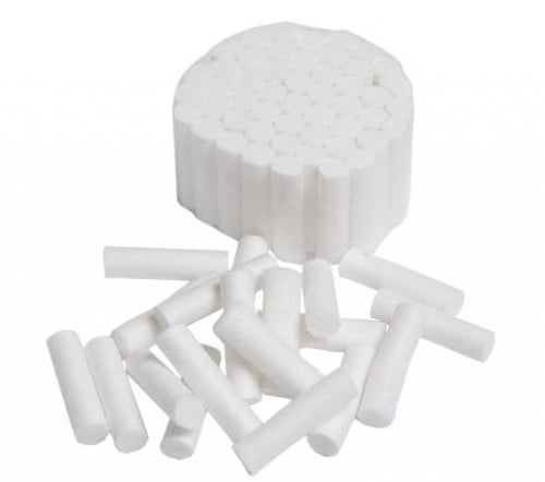 Cotton rolls Size #1 8x38 mm 1000/Pack