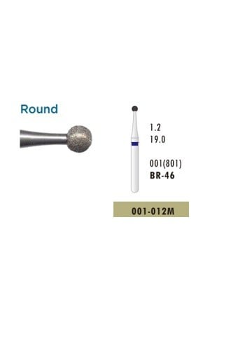 Microcopy - Diamond Bur Br-46 ( 001-012M) blue - p...