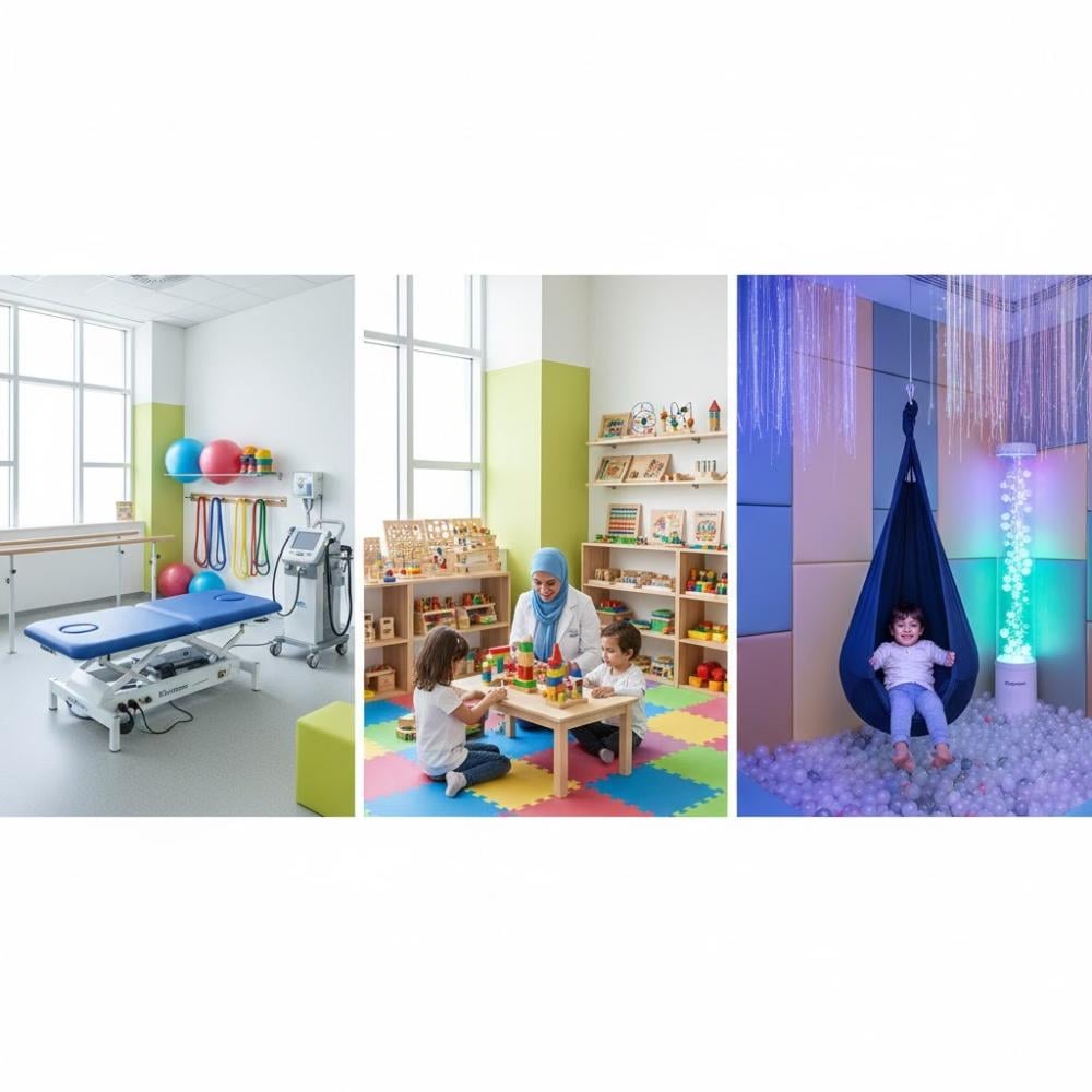 تجهيز مراكز العلاج الطبيعي