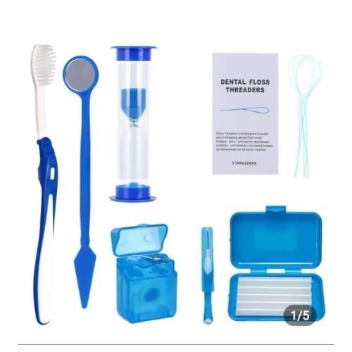 Portable Oral Orthodontic Toothbrush Kit