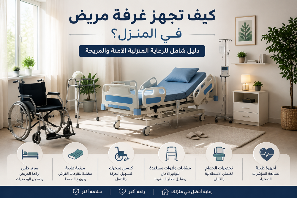 تجهز غرفة مريض في المنزل