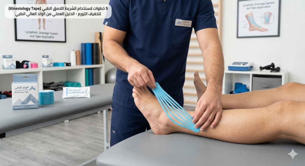 خطوات لاستخدام الشريط اللاصق الطبي