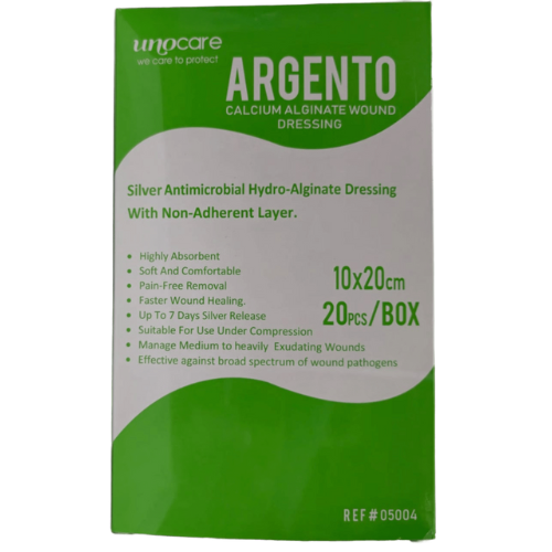 ARGENTO ضماد الجروح بالفضة 20*10 سم