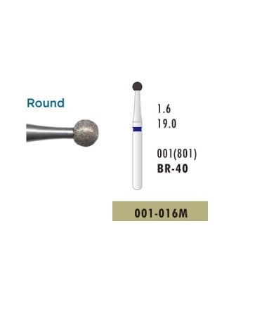 Microcopy - Diamond Bur Br-40M ( 001-016M) blue- p...