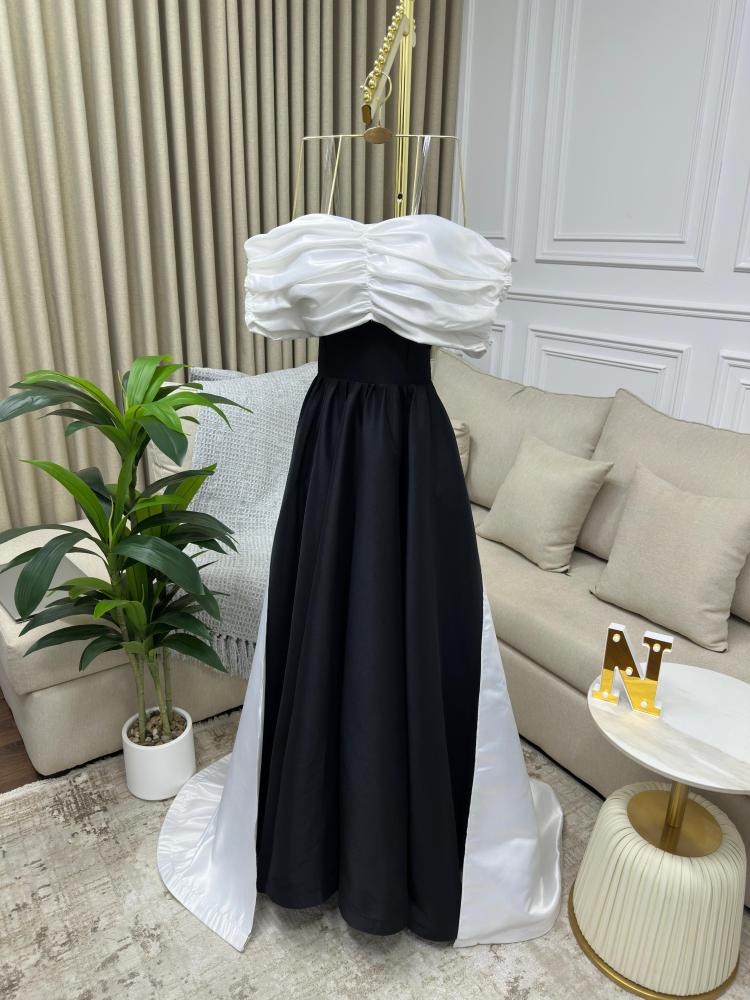 فستان أنيق  بتصميم مميز