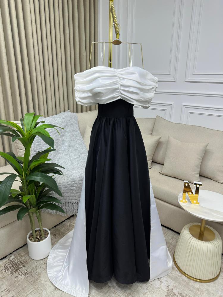 فستان أنيق  بتصميم مميز