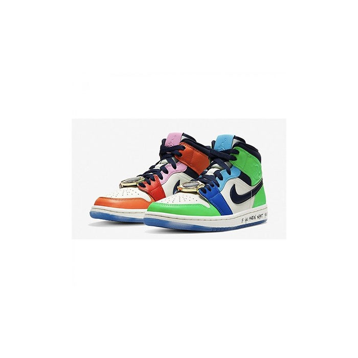 NIKE AIR JORDAN 1 MID SE FEARLESS MELODY EHSANI W