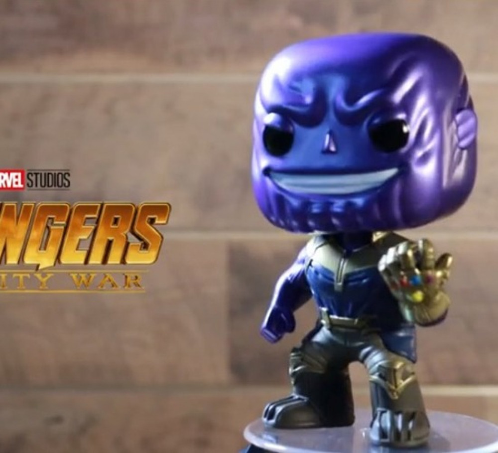 thanos metallic funko pop