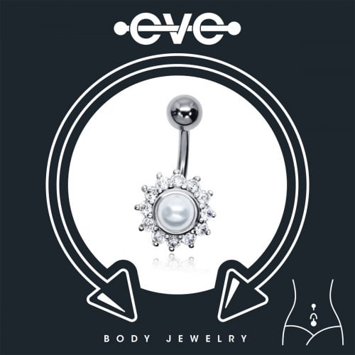 إيف حلق بيرسينغ للسرة - لؤلؤة الربيع  B003