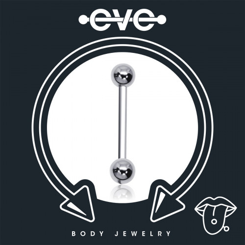 إيف حلق بيرسينغ للسان  - بار مستقيم T001