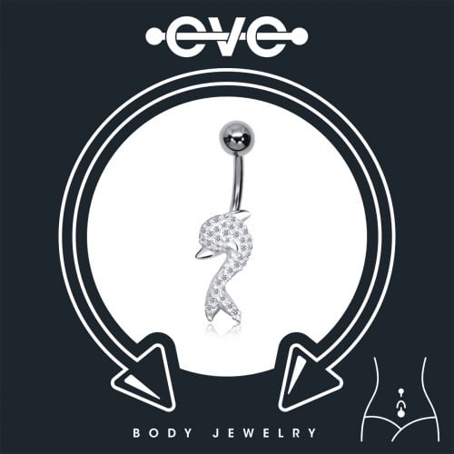 إيف حلق بيرسينغ للسرة - دولفين B023