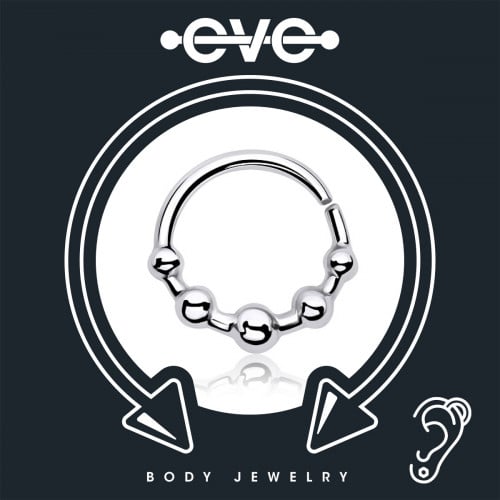 إيف حلق بيرسينغ للأذن أحادي  - دائري ET01