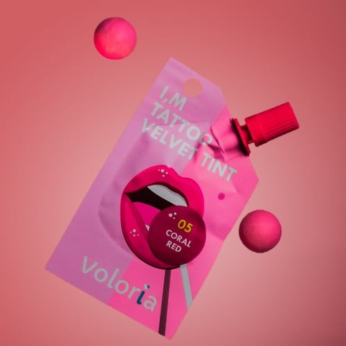 تنت الشفاه والخدود من فولوريا - 05 كورال رد