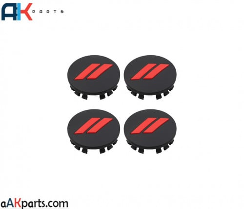 أغطية جنوط دودج خطين أحمر-أسود مطفي