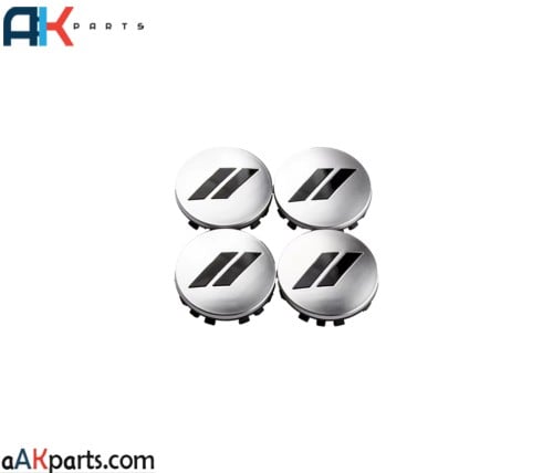 أغطية جنوط دودج خطين أسود-فضي مطفي