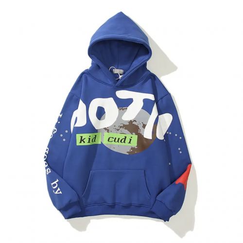 Kid Cuudi blue hoodie