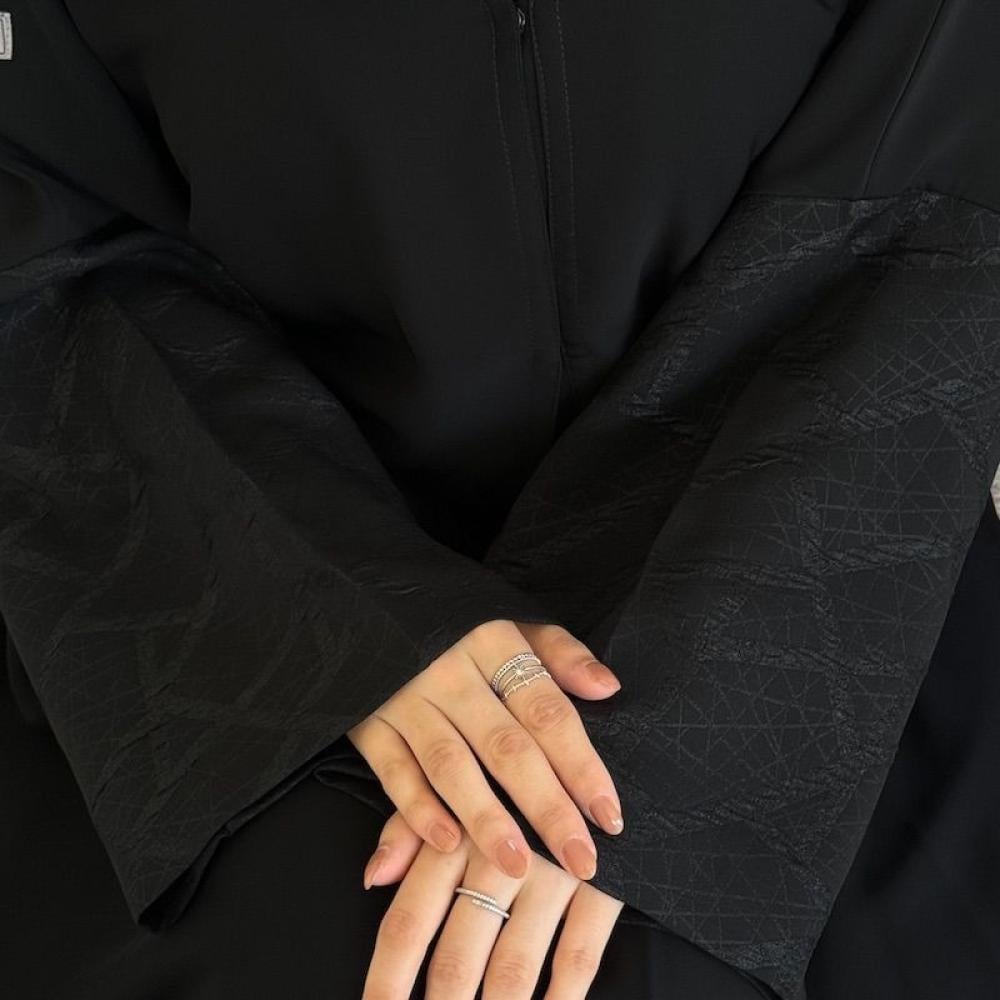 موديلات عبايات سوداء للتفصيل